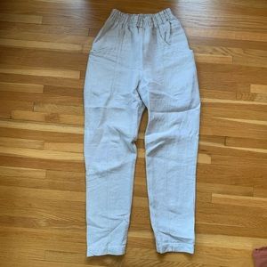 Elizabeth Suzann Clyde linen pant